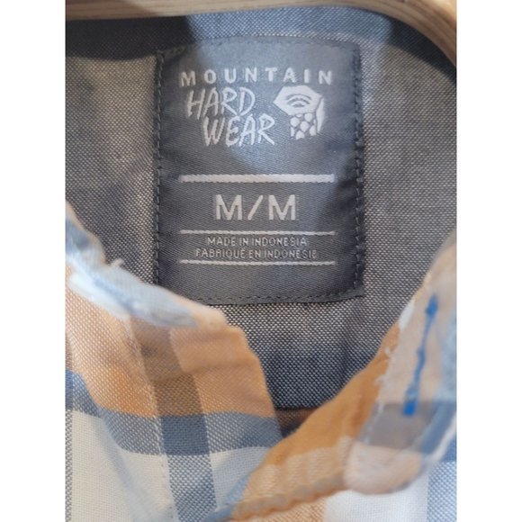 Mens' Mountain Hardware Short Sleeve Button Front Casual Dress Shirt Size M/M - Picture 5 of 7